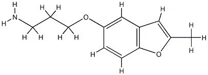 1-Propanamine,3-[(2-methyl-5-benzofuranyl)oxy]-(9CI) CAS#: 791527-28-1