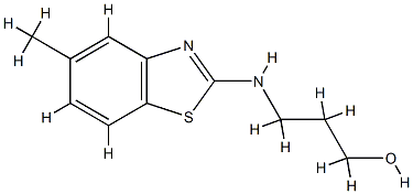 1-Propanol,3-[(5-methyl-2-benzothiazolyl)amino]-(9CI) CAS#: 77595-12-1