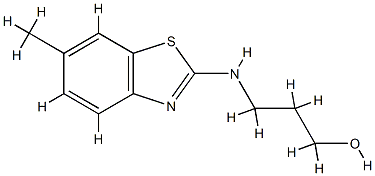 1-Propanol,3-[(6-methyl-2-benzothiazolyl)amino]-(9CI) CAS#: 77595-19-8