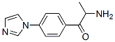 1-Propanone,  2-amino-1-[4-(1H-imidazol-1-yl)phenyl]- CAS#: 763913-25-3