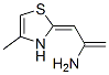 1-Propen-2-amine,3-(4-methyl-2(3H)-thiazolylidene)-,(E)-(9CI) CAS#: 771433-98-8