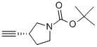 1-Pyrrolidinecarboxylic acid, 3-ethynyl-, 1,1-dimethylethyl ester, (3R)- CAS#: 785051-41-4