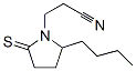 1-Pyrrolidinepropanenitrile, 2-butyl-5-thioxo- CAS#: 73696-56-7