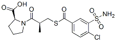 1-[(S)-3-[(4-Chloro-3-sulfamoylbenzoyl)thio]-2-methylpropionyl]-L-proline CAS#: 75105-56-5