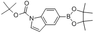 1-TERT-BUTOXYCARBONYLINDOLE-5-BORONIC ACID, PINACOL ESTER CAS#: 777061-36-6
