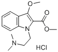 1-(beta-Dimethylaminoaethyl)-2-methoxycarbonyl-3-methoxy-indol-hydroch lorid [German] CAS#: 77941-18-5