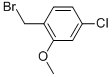 1-(bromomethyl)-4-chloro-2-methoxybenzene CAS#: 76283-12-0