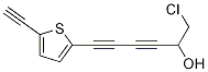1-chloro-6-(5-ethynylthiophen-2-yl)hexa-3,5-diyn-2-ol CAS#: 78876-53-6