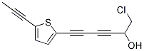 1-chloro-6-(5-(prop-1-ynyl)thiophen-2-yl)hexa-3,5-diyn-2-ol CAS#: 78876-52-5