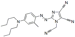 1-(cyanomethyl)-2-[[4-(dibutylamino)-2-methylphenyl]azo]-1H-imidazole-4,5-dicarbonitrile CAS#: 77911-27-4