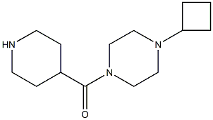 1-cyclobutyl-4-(piperidin-4-ylcarbonyl)piperazine CAS#: 799559-59-4