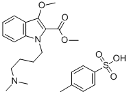 1-(delta-Dimethylaminobutyl)-2-methoxycarbonyl-3-methoxy-indol-toluol- 4-sulfonat [German] CAS#: 77941-17-4