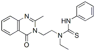 1-ethyl-1-[2-(2-methyl-4-oxo-quinazolin-3-yl)ethyl]-3-phenyl-thiourea CAS#: 77301-04-3