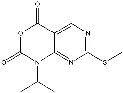 1-isopropyl-7-(methylthio)-1H-pyrimido[4,5-d][1,3]oxazine-2,4-dione CAS#: 76360-89-9