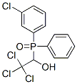 1-[(m-Chlorophenyl)phenylphosphinyl]-2,2,2-trichloroethanol CAS#: 73927-24-9