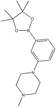1-methyl-4-[3-(4,4,5,5-tetramethyl-1,3,2-dioxaborolan-2-yl)phenyl]Piperazine CAS#: 747413-18-9