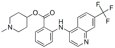 1-methyl-4-piperidinyl 2-[[7-(trifluoromethyl)quinolin-4-yl]amino]benzoate CAS#: 74180-15-7