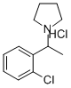 1-(o-Chloro-alpha-methylbenzyl)pyrrolidine hydrochloride CAS#: 74039-39-7