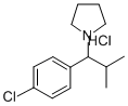 1-(p-Chloro-alpha-isopropylbenzyl)pyrrolidine hydrochloride CAS#: 74039-38-6