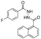 1-(p-Fluorobenzoyl)-2-(1-naphthoyl)hydrazine CAS#: 74038-76-9