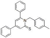 1-(p-Methylbenzyl)-4,6-diphenylpyridine-2-thione CAS#: 76950-85-1