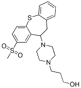 10-[4-(3-Hydroxypropyl)piperazino]-8-(methylsulfonyl)-10,11-dihydrodibenzo[b,f]thiepin CAS#: 74667-71-3