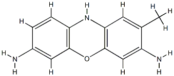 10H-Phenoxazine-3,7-diamine,2-methyl-(9CI) CAS#: 792125-62-3