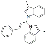 1,1'-(3-Phenyl-2-propenylidene)bis(3-methyl-1H-indole) CAS#: 72953-47-0