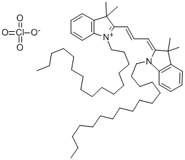 1,1'-Dihexadecyl-3,3,3',3'-tetramethylindocarbocyanineperchlorate CAS#: 78566-75-3