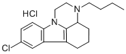 1,10-Trimethylene-2-butyl-8-chloro-1,2,3,4-tetrahydropyrazino(1,2-a)in dole hydrochloride CAS#: 76061-79-5