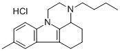 1,10-Trimethylene-2-butyl-8-methyl-1,2,3,4-tetrahydropyrazino(1,2-a)in dole hydrochloride CAS#: 76061-66-0