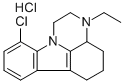 1,10-Trimethylene-2-ethyl-6-chloro-1,2,3,4-tetrahydropyrazino(1,2-a)in dole hydrochloride CAS#: 76061-82-0