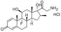 (11BETA,16BETA)-PREGNA-1,4-DIENE-3,20-DIONE,21-AMINO-9-FLUORO-11,17-DIHYDROXY-16-METHYL-,HYDROCHLORIDE CAS#: 744254-11-3