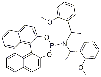 (11bR)-N,N-Bis[(R)-(-)-1-(2-methoxyphenyl)ethyl]dinaphtho[2,1-d:1',2'-f][1,3,2]dioxaphosphepin-4-amine CAS#: 736158-72-8