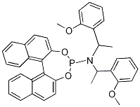 (11bS)-N,N-Bis[(S)-(+)-1-(2-methoxyphenyl)ethyl]dinaphtho[2,1-d:1',2'-f][1,3,2]dioxaphosphepin-4-amine CAS#: 776316-48-4