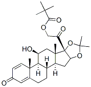 11beta,21-dihydroxy-16alpha,17-(isopropylidenedioxy)pregna-1,4-diene-3,20-dione 21-pivalate CAS#: 78806-68-5
