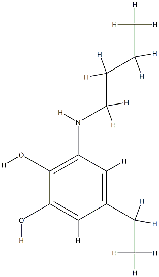 1,2-Benzenediol,3-(butylamino)-5-ethyl-(9CI) CAS#: 749845-77-0