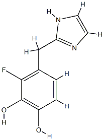 1,2-Benzenediol,3-fluoro-4-(1H-imidazol-2-ylmethyl)-(9CI) CAS#: 752943-34-3