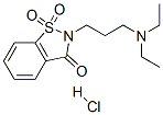 1,2-Benzisothiazol-3(2H)-one, 2-(3-(diethylamino)propyl)-, 1,1-dioxide , monohydrochloride (9CI) CAS#: 73698-52-9
