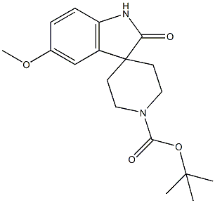 1,2-DIHYDRO-5-METHOXY-2-OXO-SPIRO[3H-INDOLE-3,4'-PIPERIDINE]-1'-CARBOXYLIC ACID 1,1-DIMETHYLETHYL ESTER CAS#: 752234-64-3