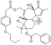 12-Deoxyphorbol-13-phenylacetate-20-(4-butoxyphenylacetate) CAS#: 74513-81-8