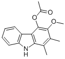1,2-Dimethyl-3-methoxy-9H-carbazol-4-ol acetate (ester) CAS#: 76306-36-0