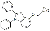 1,2-Diphenyl-4-oxiranylmethoxy-1H-indole CAS#: 76410-31-6