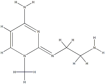 1,2-Ethanediamine,N-(4-amino-1-methyl-2(1H)-pyrimidinylidene)-(9CI) CAS#: 786586-27-4