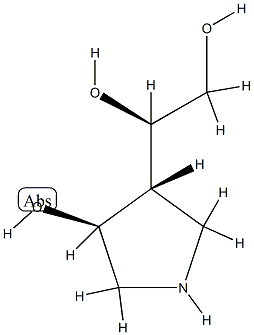 1,2-Ethanediol,1-[(3R,4S)-4-hydroxy-3-pyrrolidinyl]-,(1R)-rel-(9CI) CAS#: 779337-55-2