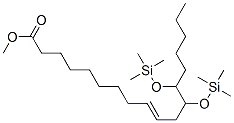 12,13-Bis[(trimethylsilyl)oxy]-9-octadecenoic acid methyl ester CAS#: 75299-46-6