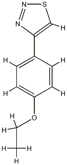 1,2,3-Thiadiazole,4-(4-ethoxyphenyl)-(9CI) CAS#: 709643-27-6