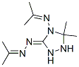 1,2,4-Triazolidin-3-one,5,5-dimethyl-4-[(1-methylethylidene)amino]-,(1-methylethylidene)hydrazone(9CI) CAS#: 792159-94-5