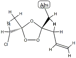 1,2,4-Trioxolane,3,5-bis(chloromethyl)-3-methyl-5-(2-propenyl)-,(3R,5R)-rel-(9CI) CAS#: 783340-76-1
