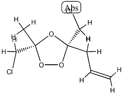 1,2,4-Trioxolane,3,5-bis(chloromethyl)-3-methyl-5-(2-propenyl)-,(3R,5S)-rel-(9CI) CAS#: 783340-75-0